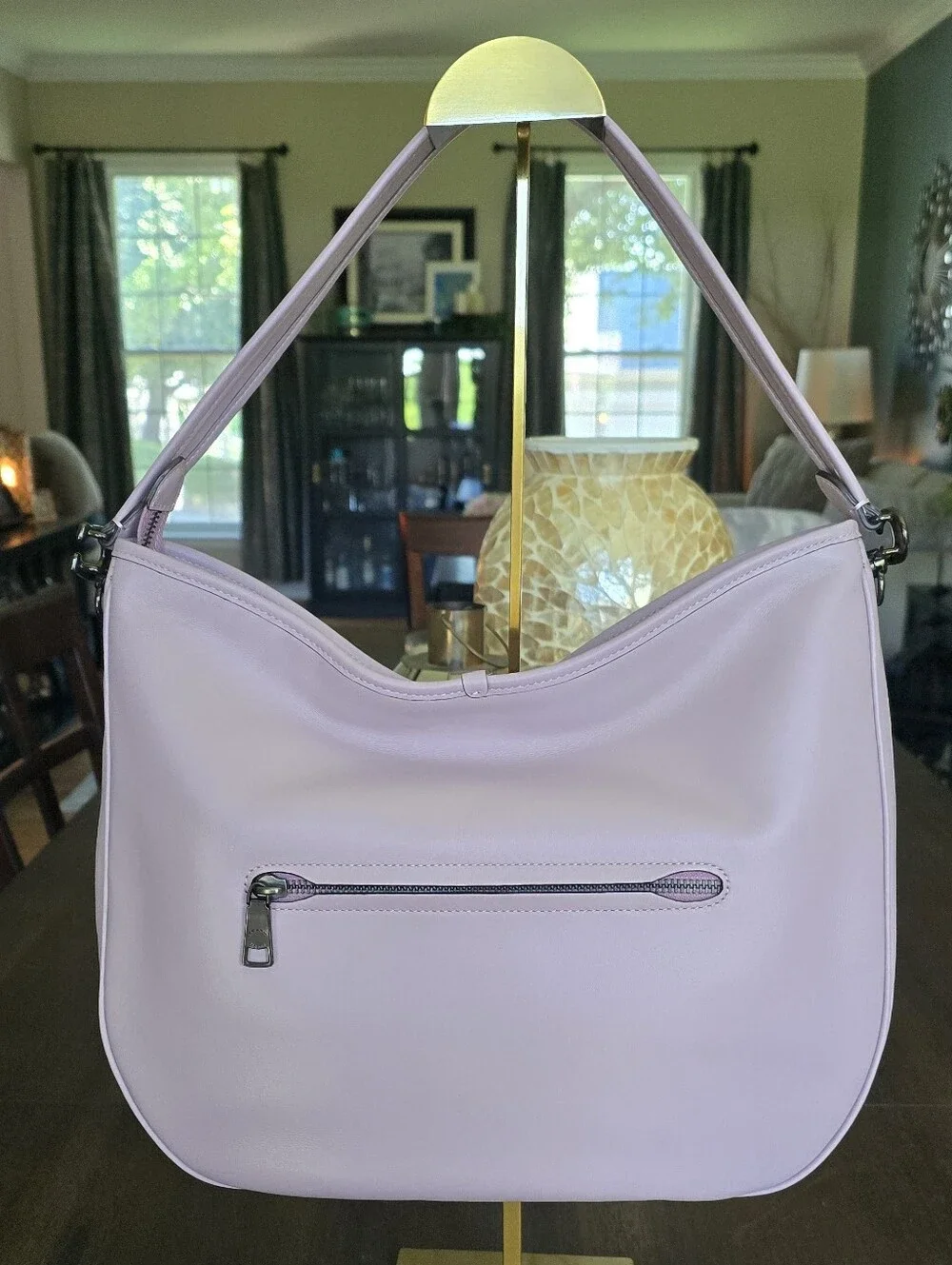 Coach Ice Purple Soft Tabby Hobo